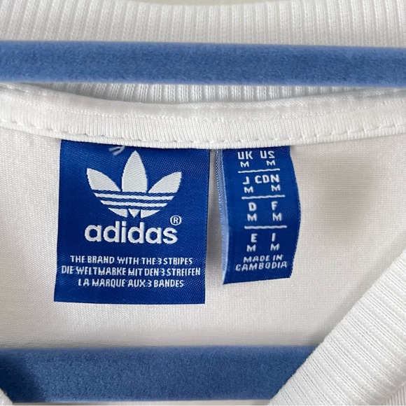 Adidas Women’s 3 Stripe Cotton Tee. - Picture 7 of 7